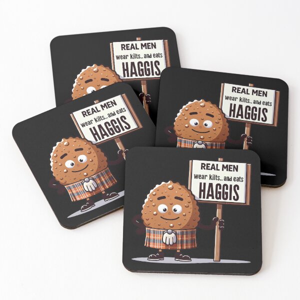 Item preview, Kilt-Wearing Haggis Tee - Funny Scottish Foodie Design Scottish Haggis Fun Gift designed and sold by MAPDDesigns.