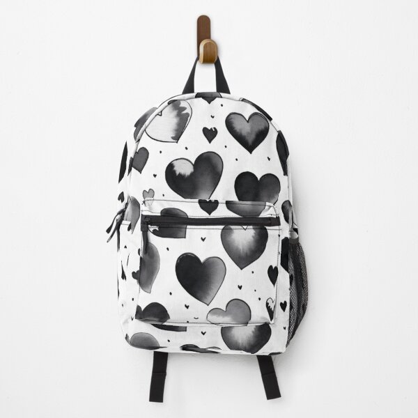 Item preview, Black Heart Watercolor Valentine's Day designed and sold by graphicmeyou.