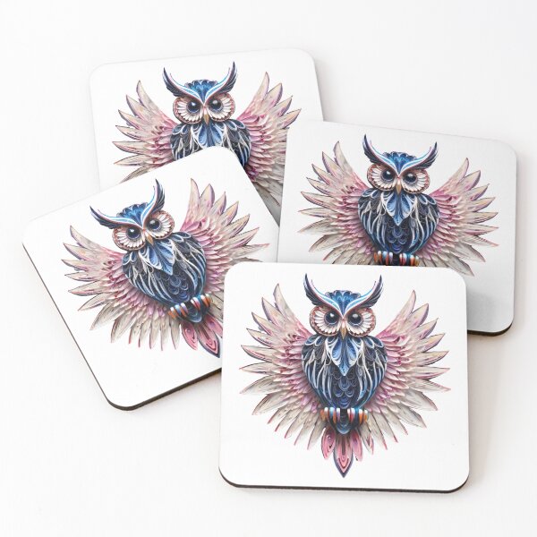 Item preview, Owl in dark night designed and sold by BotunPeony.