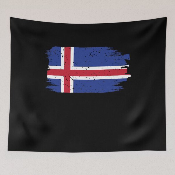 Item preview, Iceland Flag Flag Reykjavík Icelandic designed and sold by MooonTees.