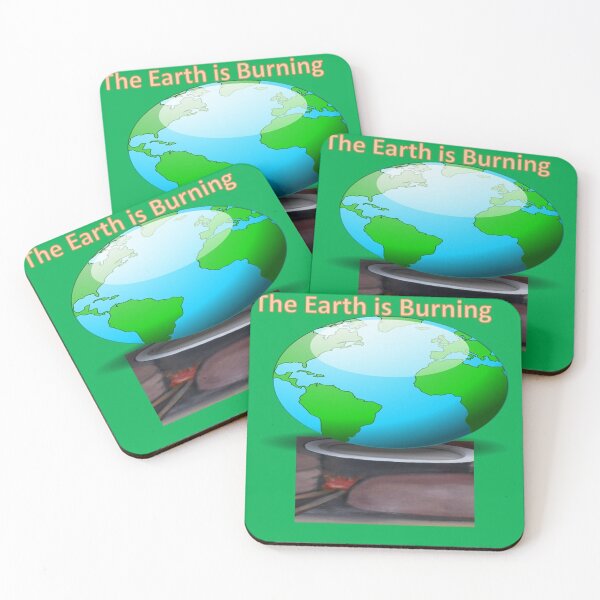 Item preview, The Earth is Burning designed and sold by annenambiro.