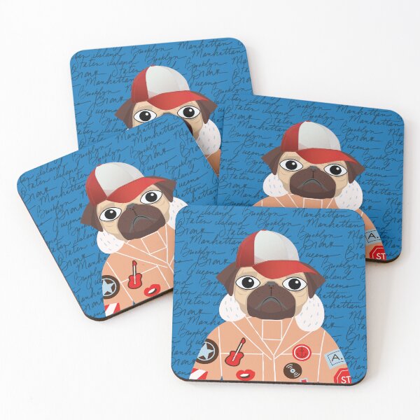 Item preview, Manhattan pug designed and sold by GasconyPassion.