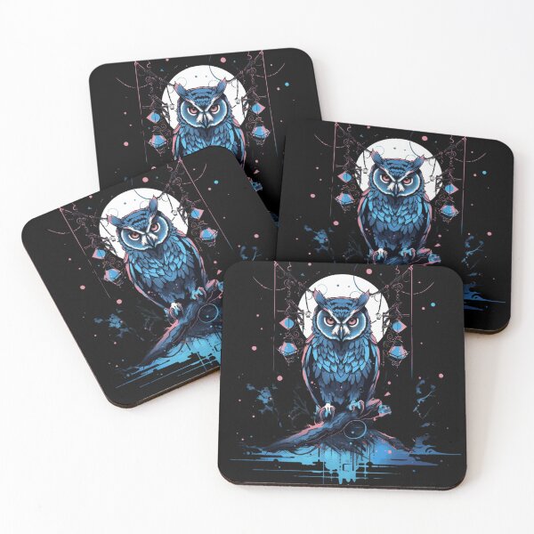 Item preview, Monochromatic Vector and Monochromatic radiation - Night Owl Blueprint  Art sticker designed and sold by zax454.