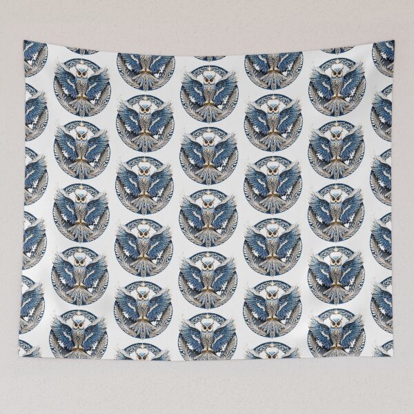 Item preview, Owl in dark night designed and sold by BotunPeony.