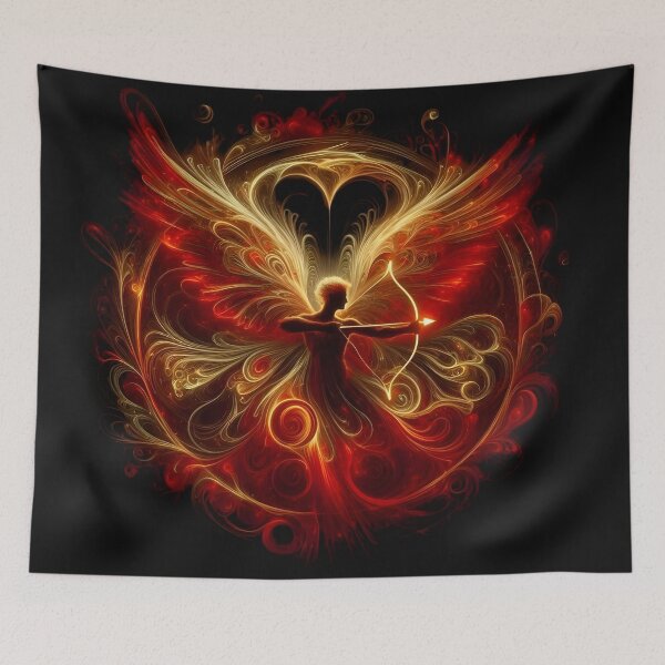 Item preview, Flaring Love: Cupid's Radiance designed and sold by AI-Only Creations.