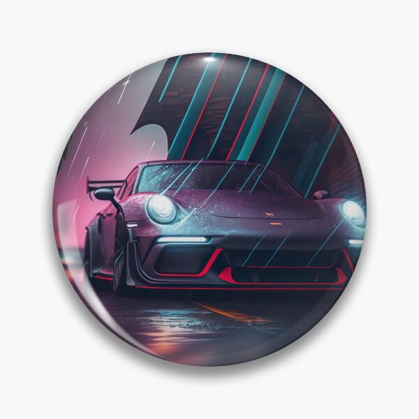 Item preview, Neon GT3 Vibe: Abstract Porsche Artistry designed and sold by iQuorra.