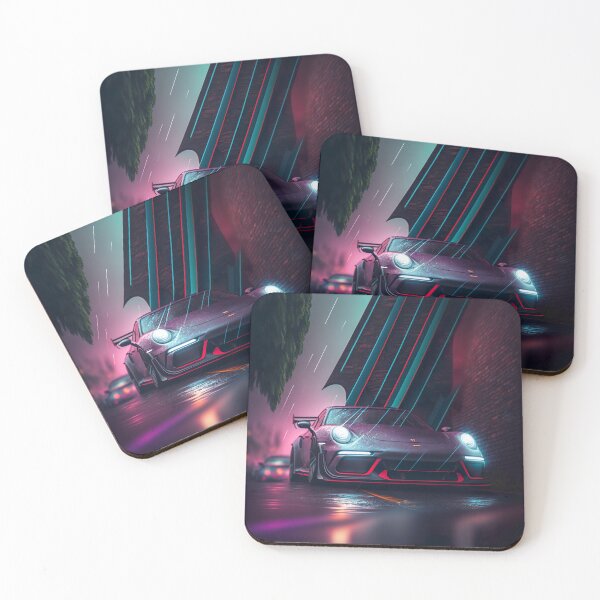 Item preview, Neon GT3 Vibe: Abstract Porsche Artistry designed and sold by iQuorra.
