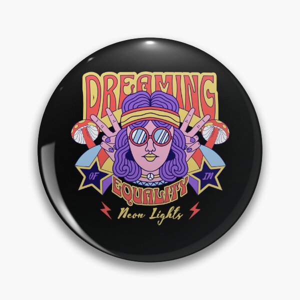 Item preview, Dreaming Of Equality In Neon Lights Vintage MLK Day designed and sold by sinavistas.