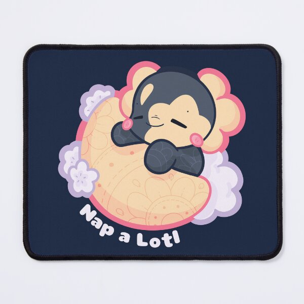 Item preview, Nap a Lotl | Cosmic Axolotl Illustration (Light Text Edition) designed and sold by evybenita.