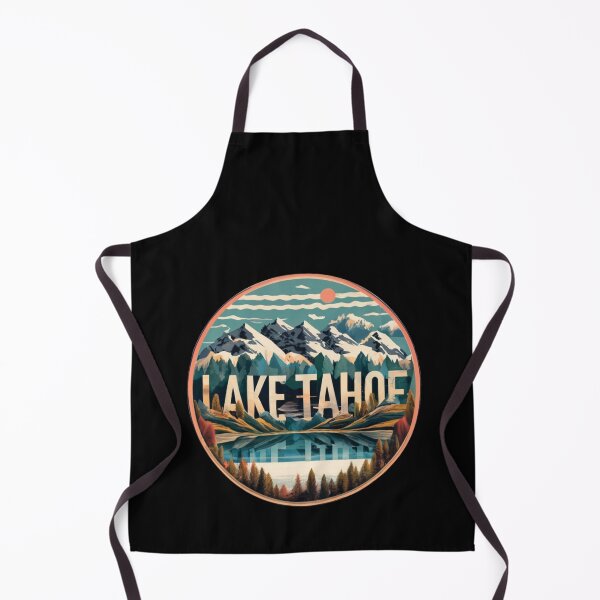 Item preview, Lake Tahoe California and Nevada Round Vintage Logo designed and sold by reg5500.