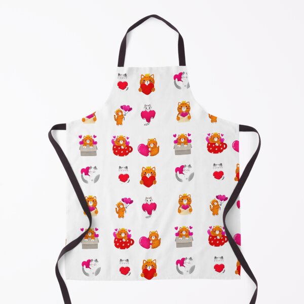 Item preview, cute kitten in love on valentines day designed and sold by huape.