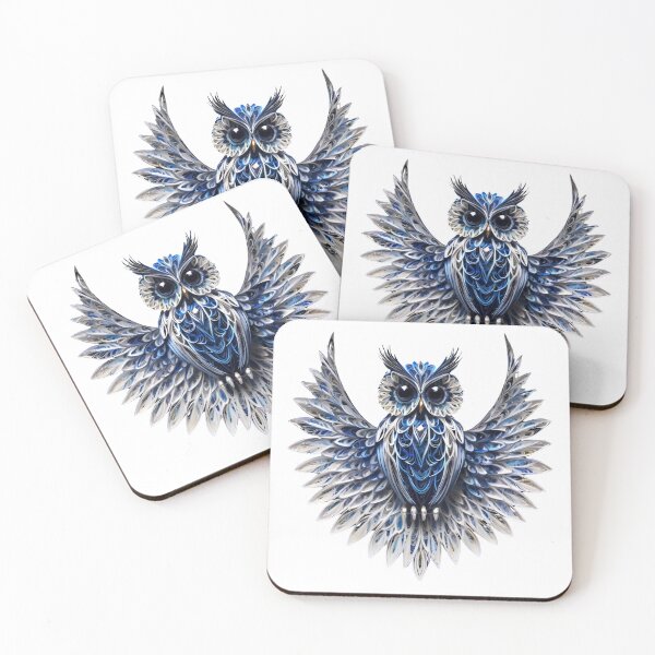 Item preview, Owl in dark night designed and sold by BotunPeony.