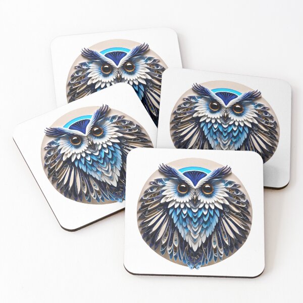 Item preview, Owl in dark night designed and sold by BotunPeony.