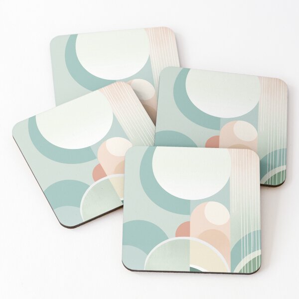 Item preview, Original poster "Abstract natural shapes" designed and sold by ThisWayUpAr.