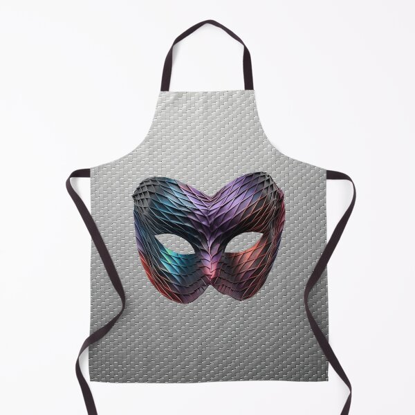 Item preview, Carbon Mask - Caution designed and sold by Quark-Up-Fiber.