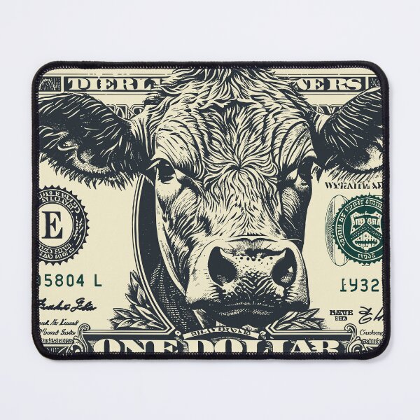 Item preview, Cash Cow Dollar Bill designed and sold by TheHellSong.