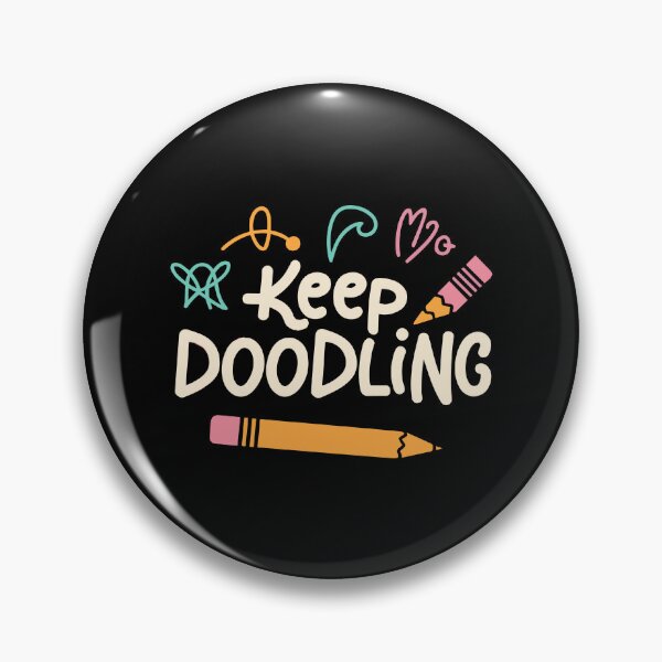 Item preview, Keep Doodling Doodle Journal Art Journaling Creative Artist Creating designed and sold by w1ckerman.