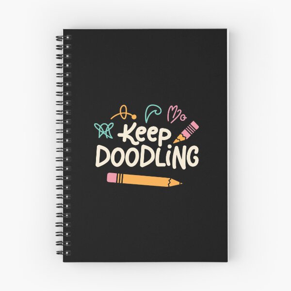 Item preview, Keep Doodling Doodle Journal Art Journaling Creative Artist Creating designed and sold by w1ckerman.