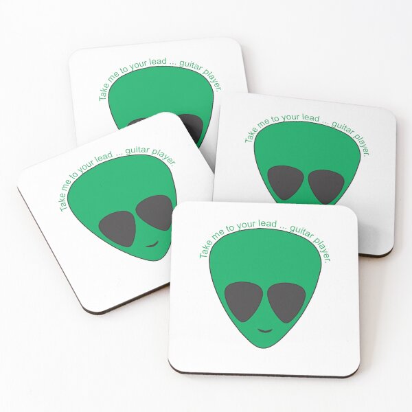 Item preview, Alien Guitar Pick Take me to your Lead... guitar player designed and sold by TerScott.