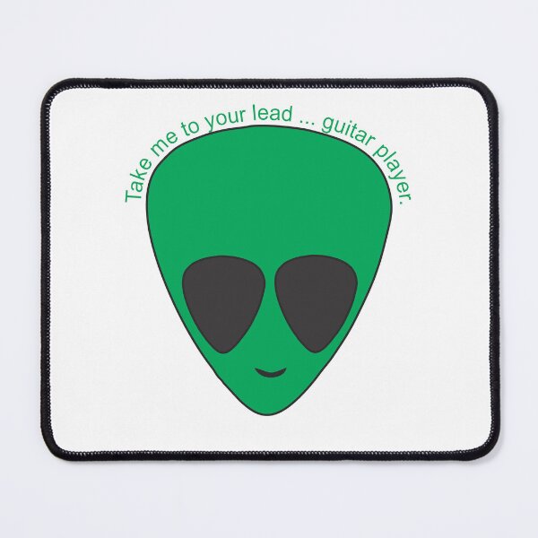 Item preview, Alien Guitar Pick Take me to your Lead... guitar player designed and sold by TerScott.