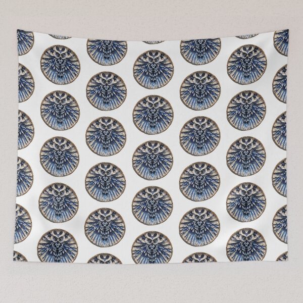 Item preview, Owl in dark night designed and sold by BotunPeony.
