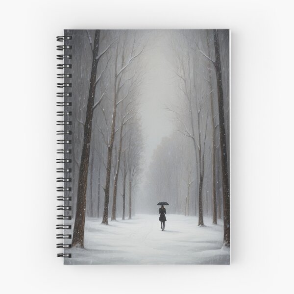 Artikelvorschau, Eine Geschichte von Bäumen, Schnee und Einsamkeit. entworfen und verkauft von AthosVolzenArt.