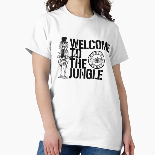 Tシャツ・カットソー [BRAVADO] GNR Welcome To The Jungle 2 WH (BRENT2363) Guns n Roses Welcome to the Jungle Axl Rose Official Tee T