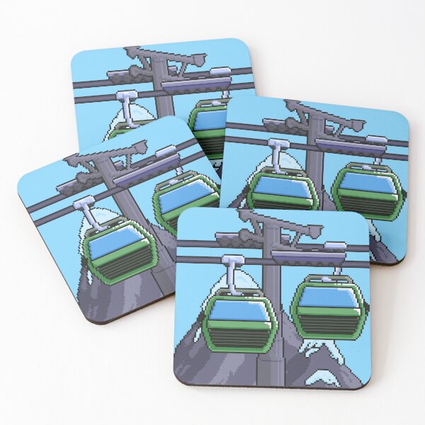 Item preview, Pixel Art Cable car designed and sold by PixelCarvel.