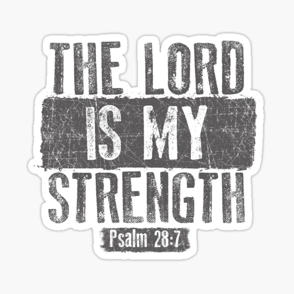 Psalm Religious Stickers for Christians, Bible Scripture Stickers, Christian Stickers with Bible Verse Sticker for Sale by crossesforever