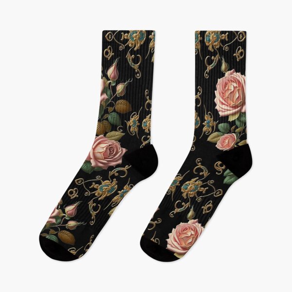 Item preview, Elegant Pink Roses, Black Baroque designed and sold by Cr320.