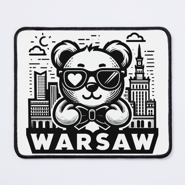 Artikelvorschau, Bear Sightseeing Warschau entworfen und verkauft von FRUU-design.