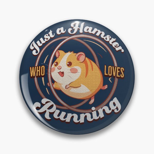 Item preview, Just a Hamster Who Loves Running designed and sold by Sir Meow Meow.