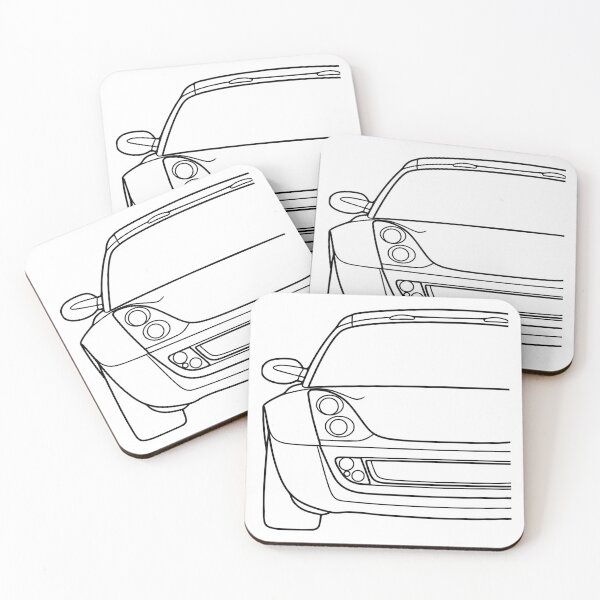 Item preview, Smart Roadster 2003-2007 black lined art designed and sold by EdimDesign.