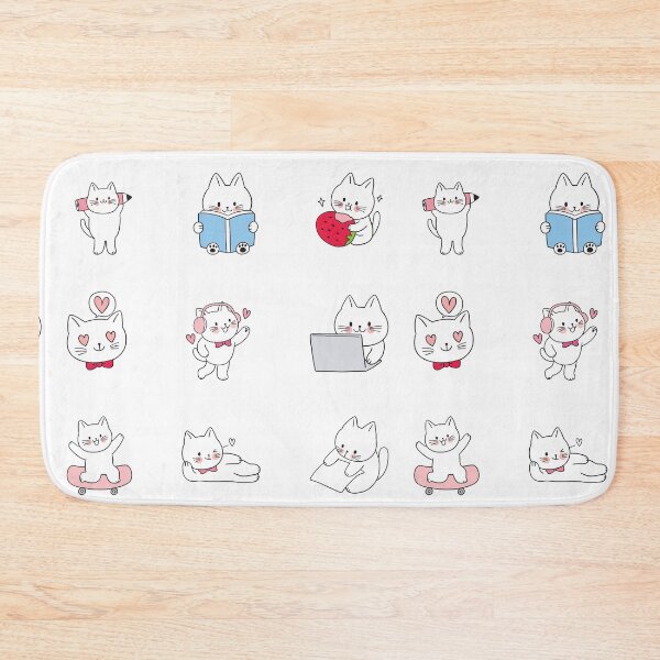 Item preview, funny kitten on a day of his life designed and sold by huape.