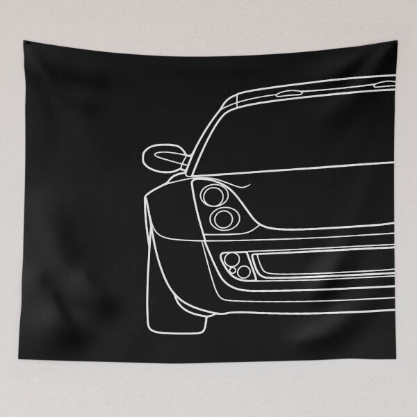 Item preview, Smart Roadster 2003-2007 white lined art designed and sold by EdimDesign.
