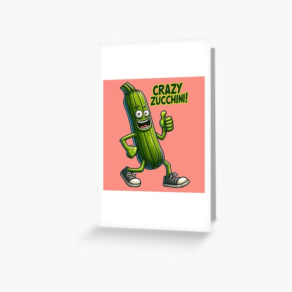 Item preview, Crazy Veggies: Zucchini Thumbs Up designed and sold by madrigenum.