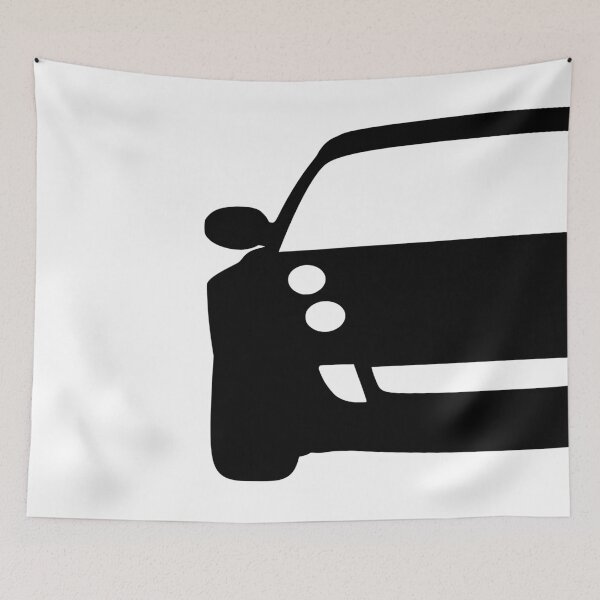 Item preview, Smart Roadster 2003-2007 black silhouette art designed and sold by EdimDesign.