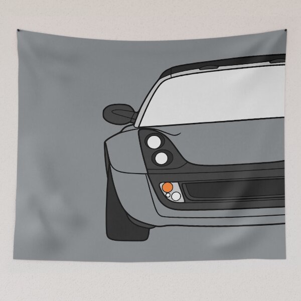Item preview, Smart Roadster 2003-2007 black lined art with colored parts designed and sold by EdimDesign.