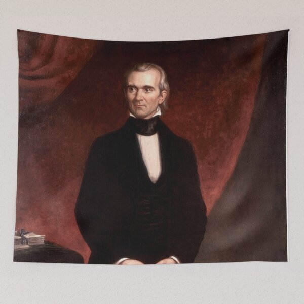 Item preview, Official Presidential Portrait of James Knox Polk by  George Peter Alexander Healy designed and sold by romeobravado.