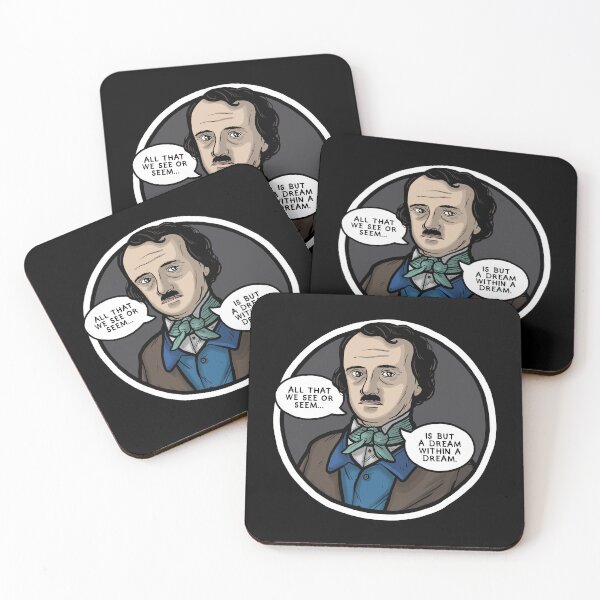 Artikelvorschau, Edgar Allan Poe entworfen und verkauft von BaddestShirt.