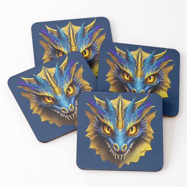 Item preview, Blue Yellow Dragon  designed and sold by Lelijo.