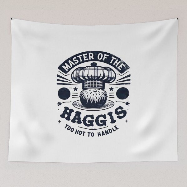 Item preview, Master of haggis : Haggis too hot to handle Design - Scottish Foodie Design Scottish Haggis Fun Gift designed and sold by MAPDDesigns.