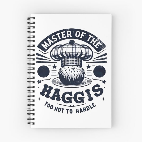 Item preview, Master of haggis : Haggis too hot to handle Design - Scottish Foodie Design Scottish Haggis Fun Gift designed and sold by MAPDDesigns.