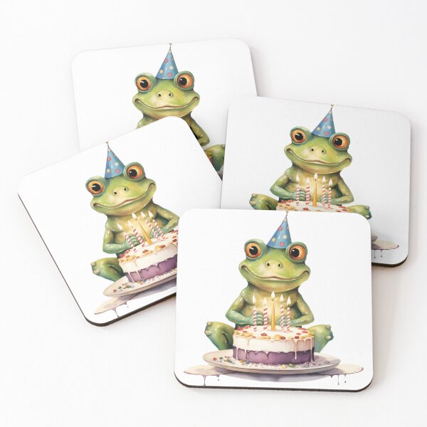 Item preview, Happy Birthday Funny frog designed and sold by Anbe_design.
