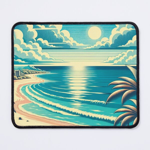 Item preview, Serenity Shoreline: Día de playa retro designed and sold by templeofatro.