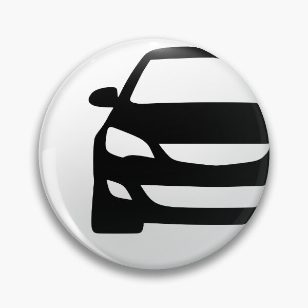 Item preview, Opel Vauxhal Holden Astra J 2009-2015 simple black silhouette designed and sold by EdimDesign.