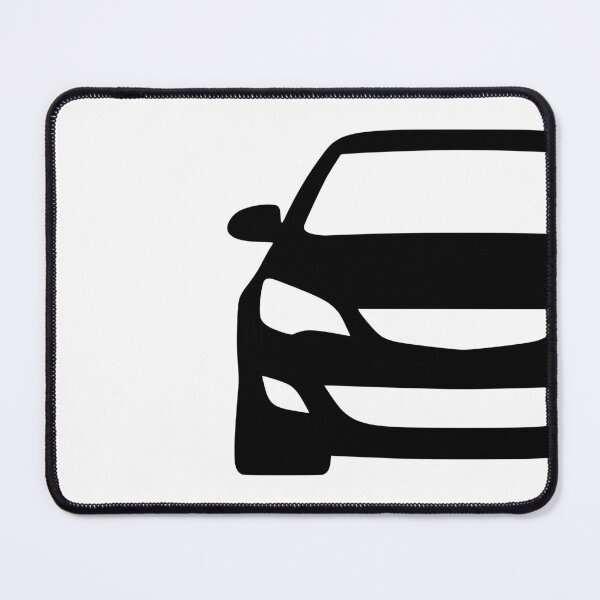 Item preview, Opel Vauxhal Holden Astra J 2009-2015 simple black silhouette designed and sold by EdimDesign.
