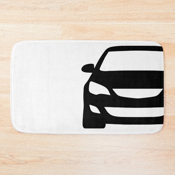 Item preview, Opel Vauxhal Holden Astra J 2009-2015 simple black silhouette designed and sold by EdimDesign.