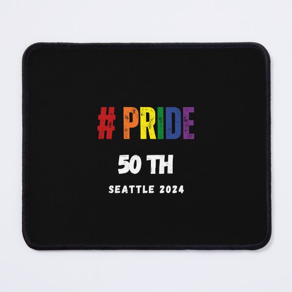 Item preview, LGBTQ Seattle 50th Pride 2024 t-shirt, LGBTQ Pride 2024, Pride 2024 unisex t-shirt designed and sold by PrideBeProud.