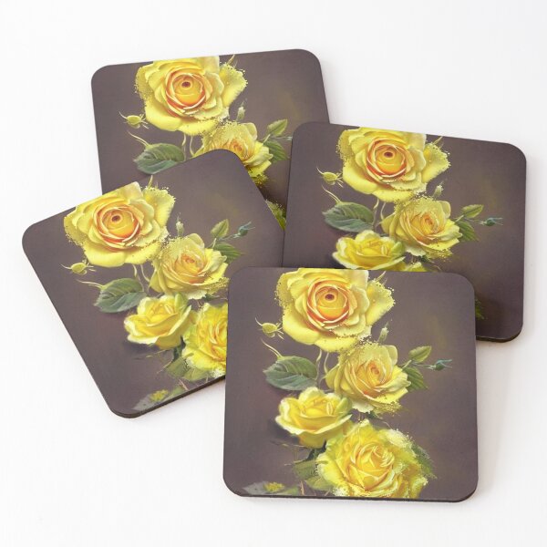 Item preview, Yellow roses, Friendship, Golden Wedding,  designed and sold by Faerieglen.